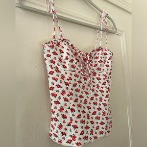 🌹 ZARA ROSE CORSET TOP & SKIRT SET 🌹